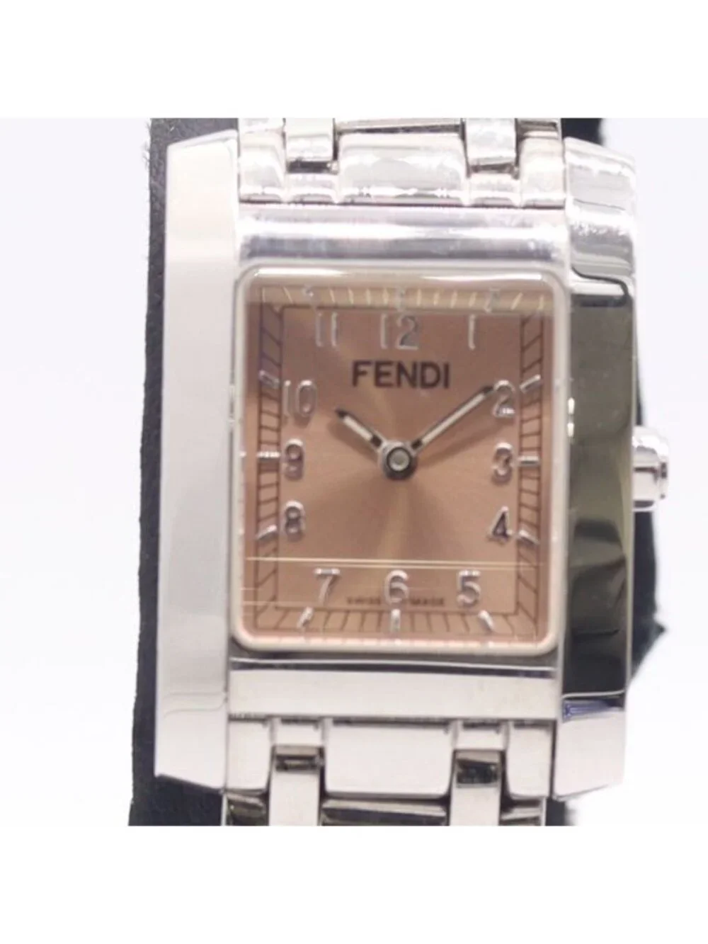 Fendi Quartz Pink Dial Watch
